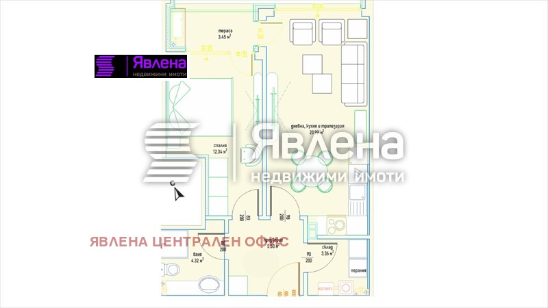 Продава 2-СТАЕН, гр. София, Малинова долина, снимка 7 - Aпартаменти - 48605579