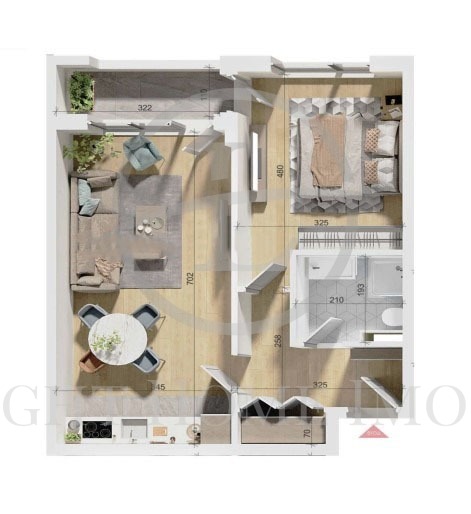 Zu verkaufen  1 Schlafzimmer Plowdiw , Trakija , 74 qm | 77263737 - Bild [4]