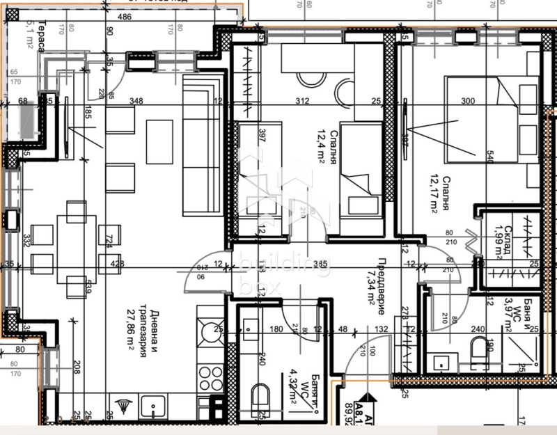 In vendita  2 camere da letto Plovdiv , Ostromila , 109 mq | 24994933 - Immagine [7]