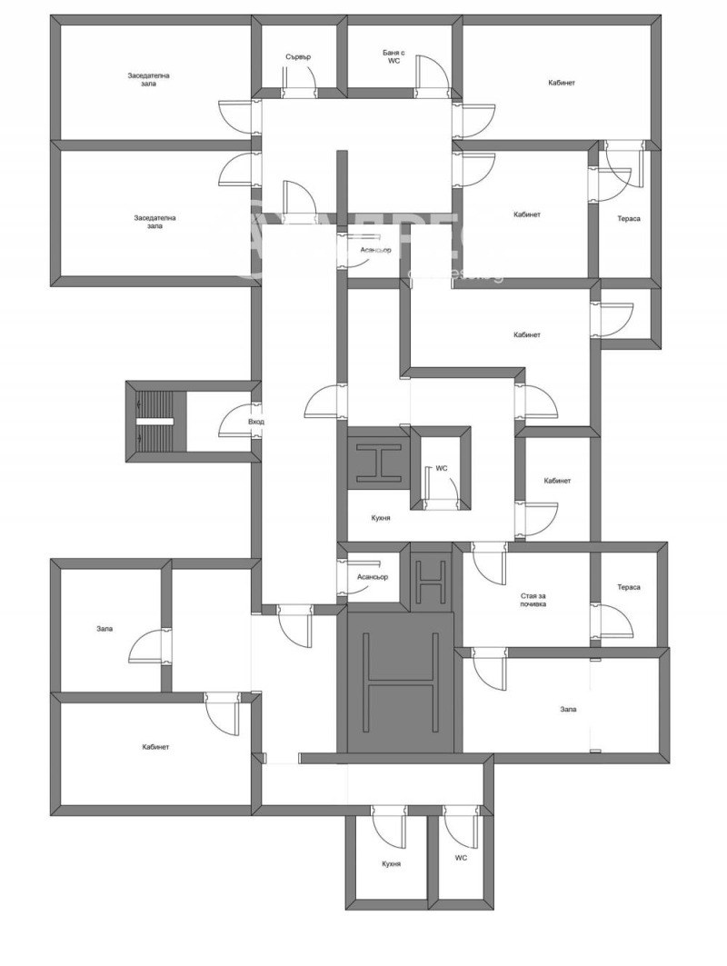 Продава  Офис град София , Лозенец , 445 кв.м | 33129337 - изображение [4]