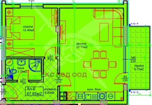 Na sprzedaż  1 sypialnia region Płowdiw , Asenowgrad , 79 mkw | 53174815