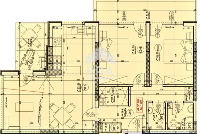 De vânzare  2 dormitoare Varna , Vâzrajdane 4 , 132 mp | 76272654 - imagine [2]