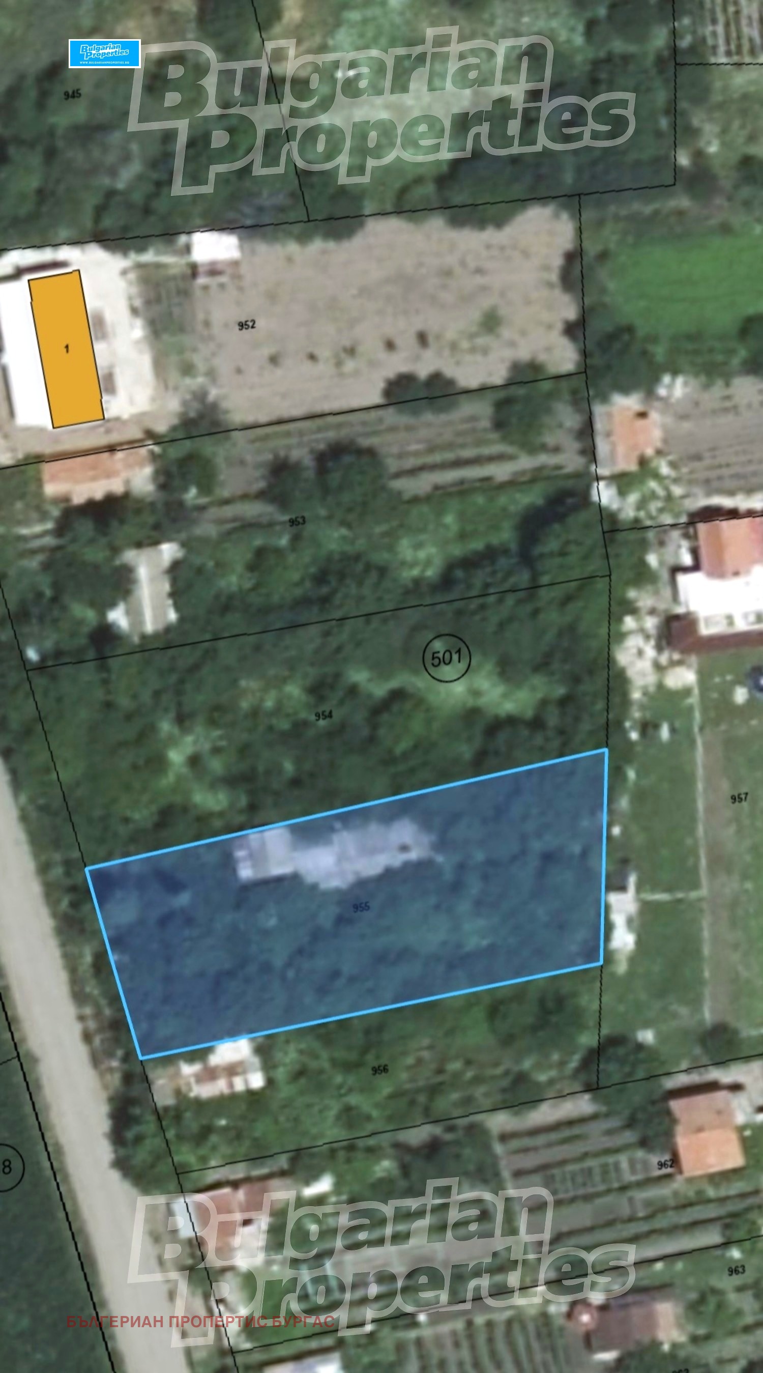 Продава ПАРЦЕЛ, гр. Бургас, гр. Българово, снимка 2 - Парцели - 54460288