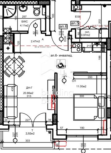 Продава  2-стаен град Пловдив , Христо Смирненски , 64 кв.м | 74886099 - изображение [8]