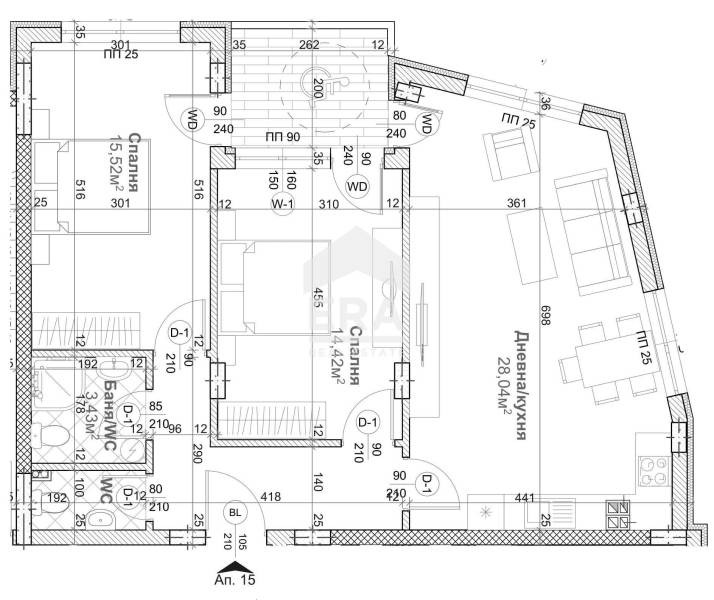 Продава 3-СТАЕН, гр. Варна, Левски 2, снимка 6 - Aпартаменти - 47042307