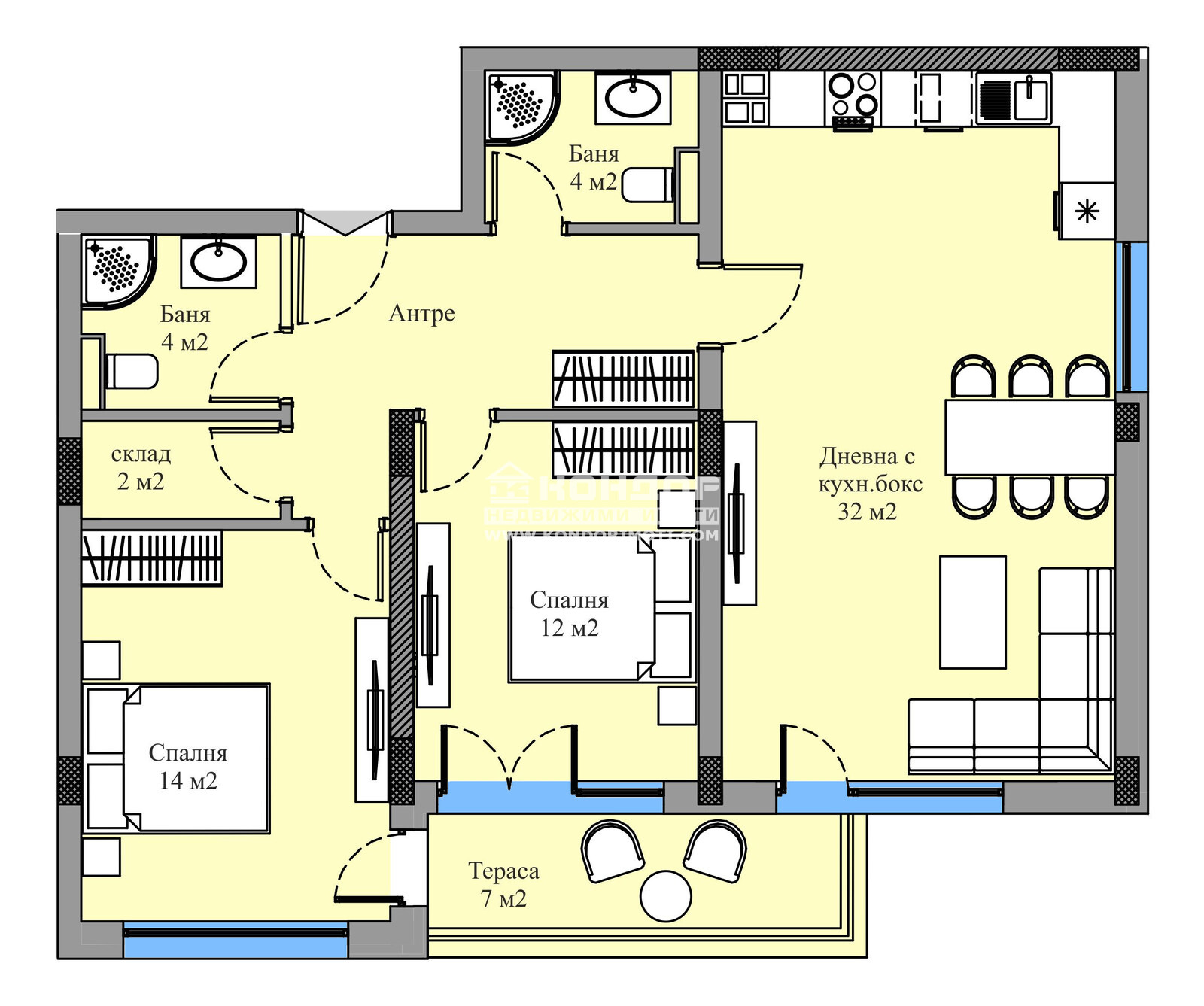 Продава 3-СТАЕН, гр. Пловдив, Западен, снимка 2 - Апартаменти - 50395641
