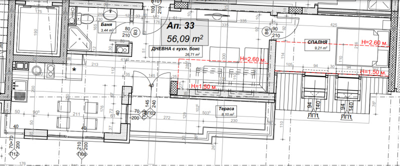 Till salu  1 sovrum Sofia , Strelbistje , 63 kvm | 68708376 - bild [2]