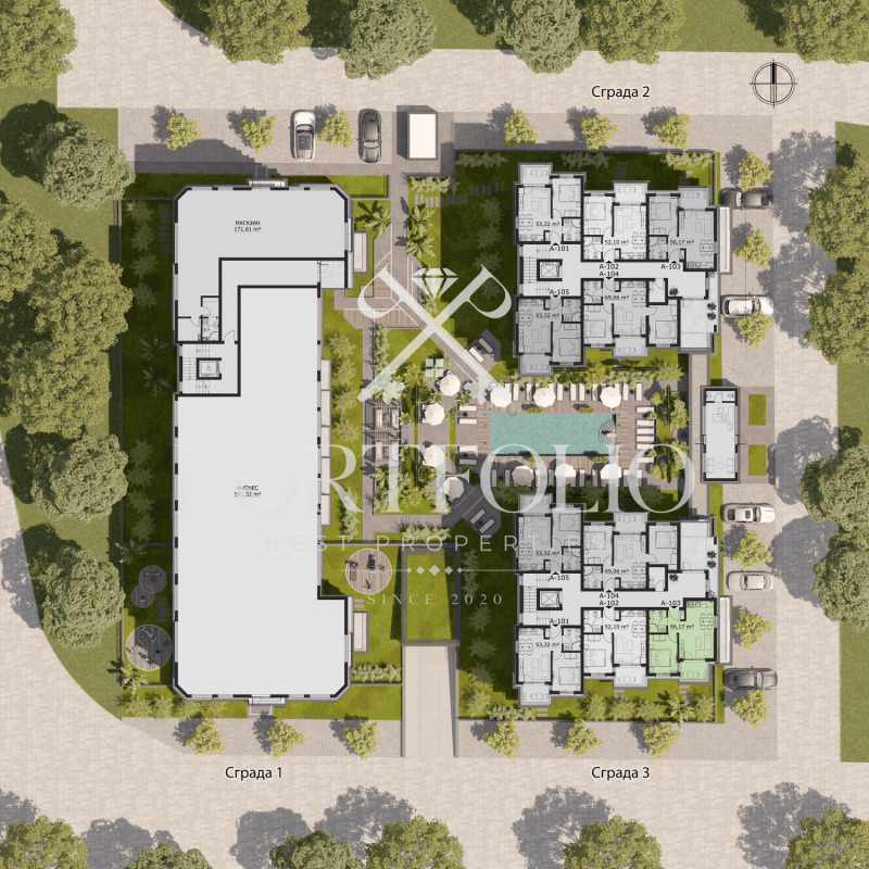 Till salu  1 sovrum region Burgas , k.k. Slantjev brjag , 56 kvm | 86448101 - bild [4]