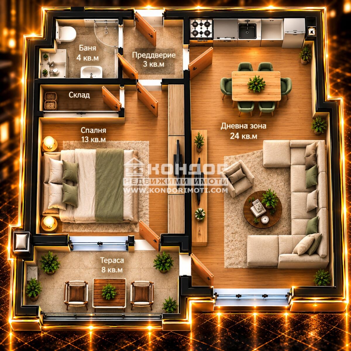 Продава 2-СТАЕН, гр. Пловдив, Беломорски, снимка 2 - Апартаменти - 56664234