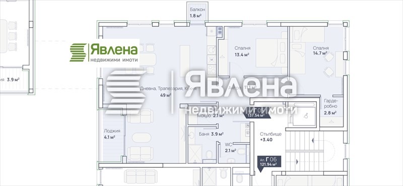 Продава 3-СТАЕН, гр. София, Симеоново, снимка 15 - Aпартаменти - 49105909