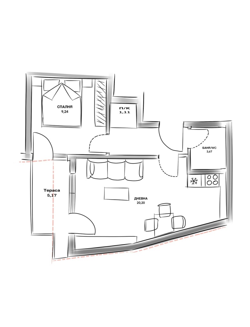 Продава  2-стаен, град Варна, Колхозен пазар • 75 000 EUR • ID 21297049 — holmes.bg - [1] 