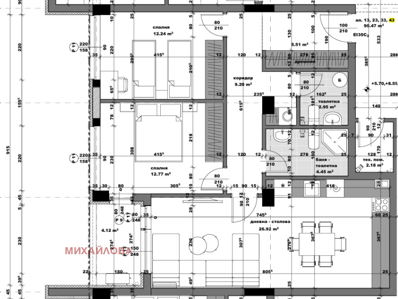 Продава 3-СТАЕН, гр. Стара Загора, Три чучура - север, снимка 2 - Aпартаменти - 49330626