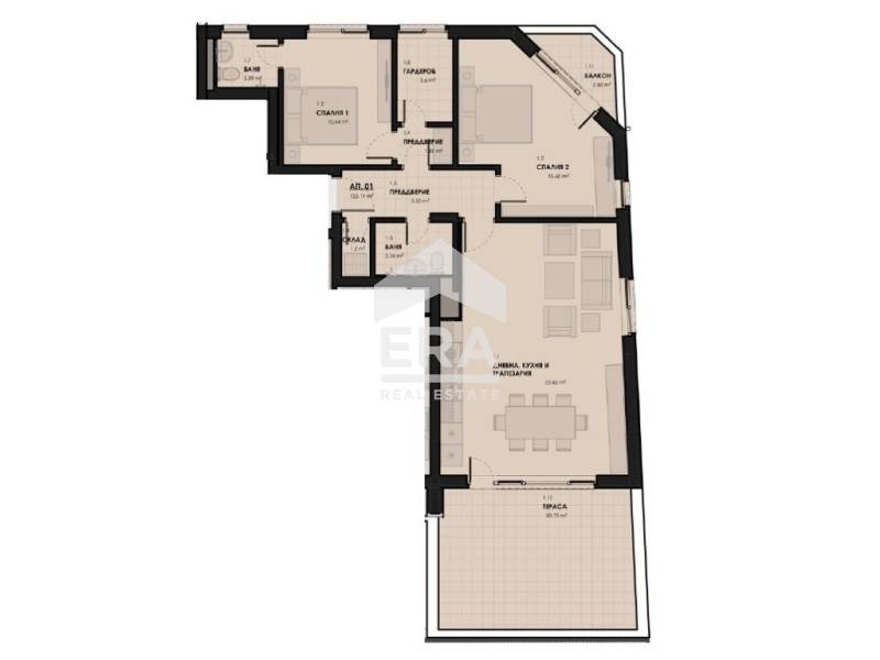 Продава 3-СТАЕН, гр. София, Лагера, снимка 8 - Апартаменти - 54289791