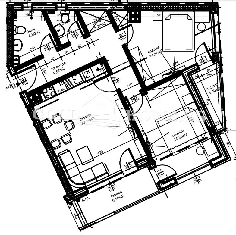 Продава 3-СТАЕН, гр. Пловдив, Южен, снимка 2 - Апартаменти - 54279820