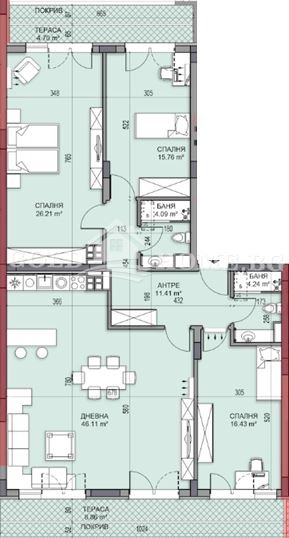 Продава 4-СТАЕН, гр. Пловдив, Гагарин, снимка 2 - Апартаменти - 53595661