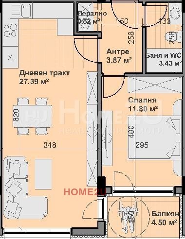 Продаја  1 спаваћа соба Варна , Владислав Варненчик 2 , 68 м2 | 48064299 - слика [3]