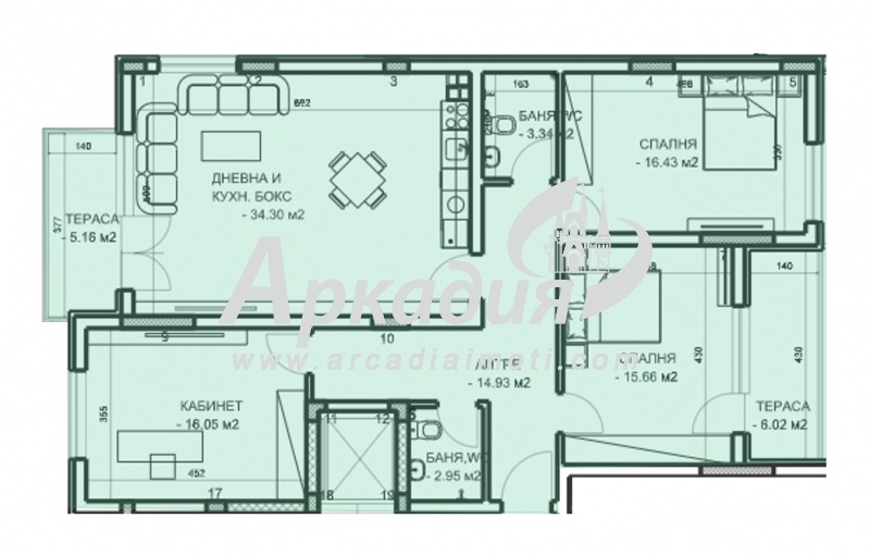 Продава МНОГОСТАЕН, гр. Пловдив, Младежки Хълм, снимка 1 - Aпартаменти - 48980631