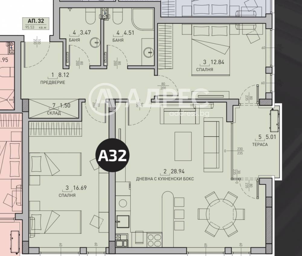 Продава 3-СТАЕН, гр. София, Малинова долина, снимка 2 - Апартаменти - 54758929