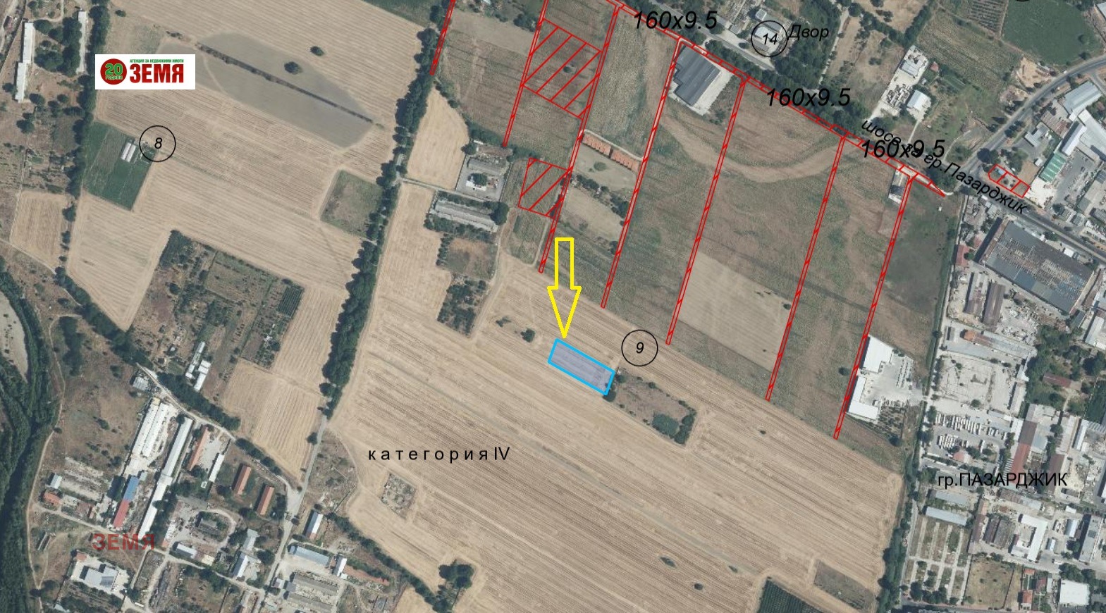 Продава ПАРЦЕЛ, гр. Пазарджик, Запад, снимка 2 - Парцели - 53933151