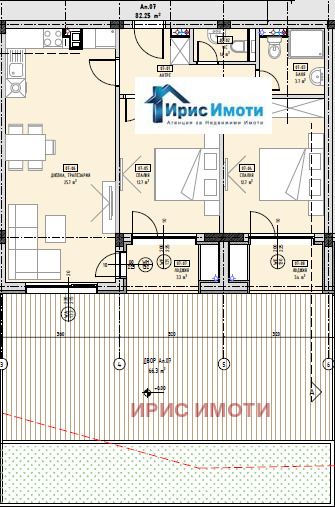 Myytävänä  2 makuuhuonetta Sofia , Malinova dolina , 97 neliömetriä | 33830671 - kuva [11]
