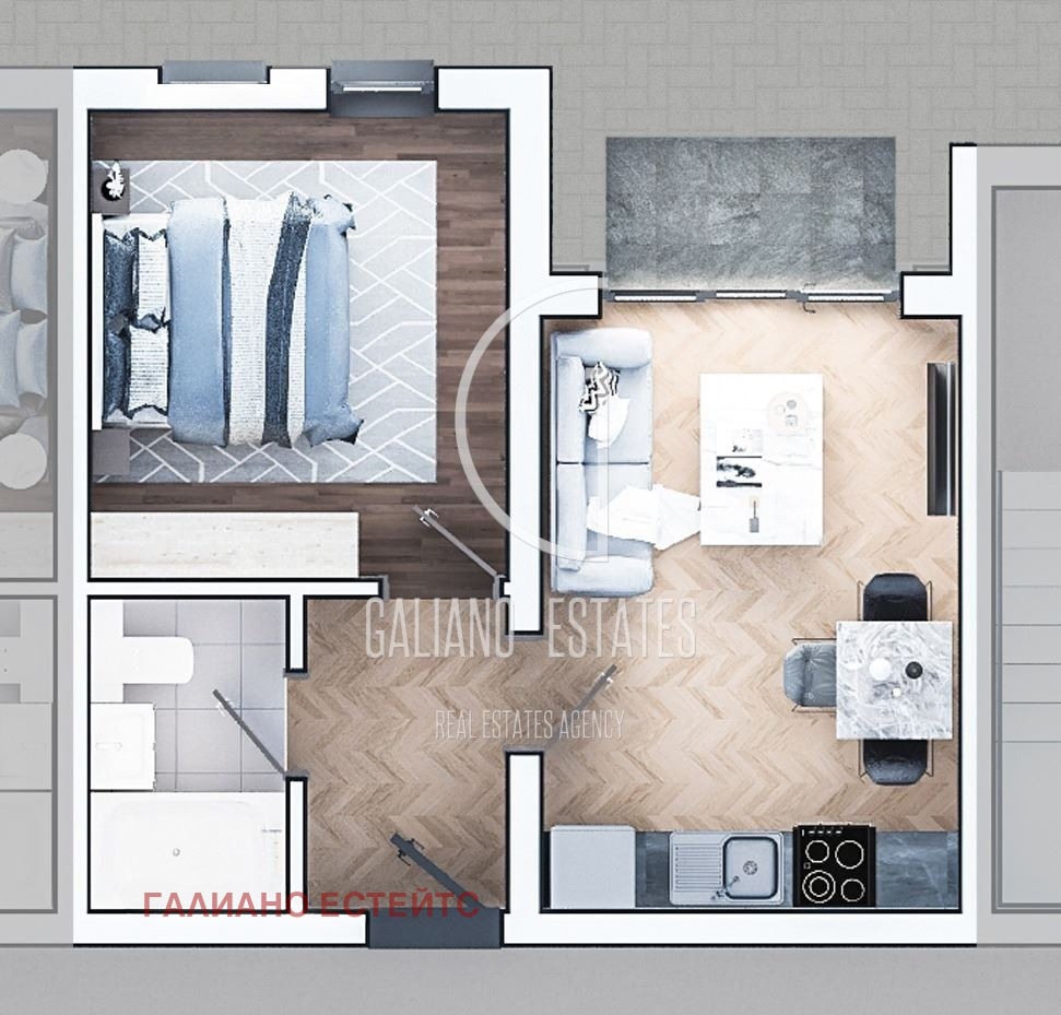 Продава 2-СТАЕН, гр. София, Зона Б-19