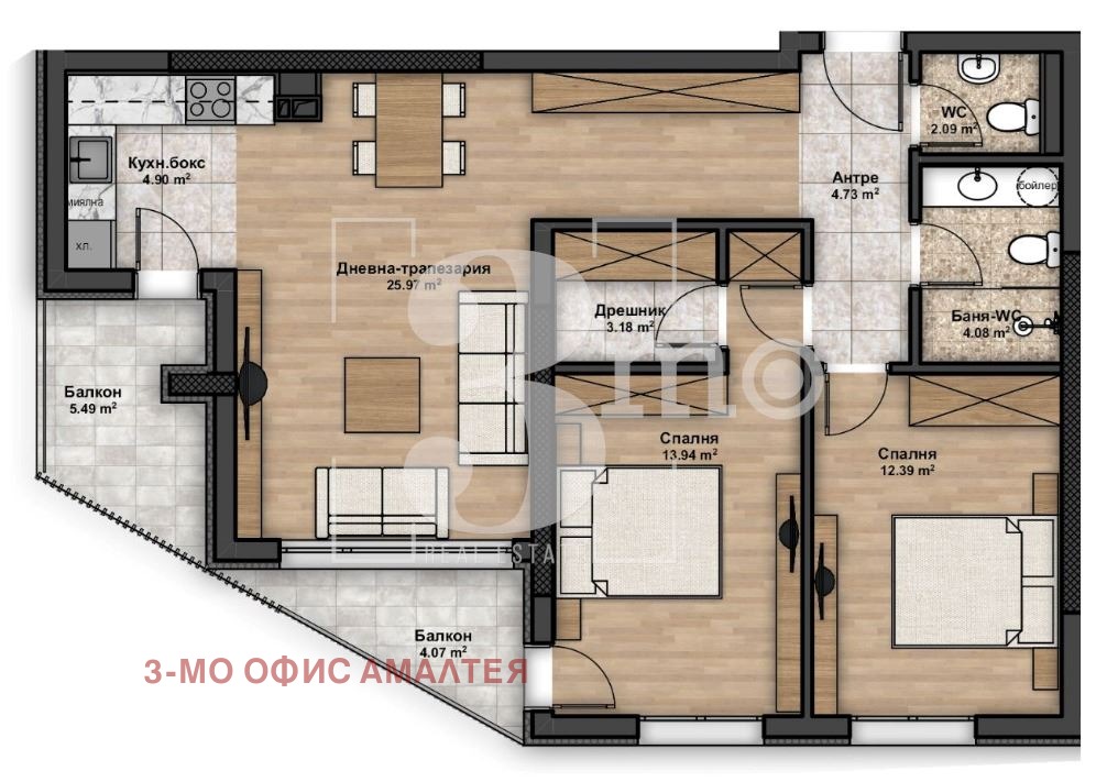 Продава 3-СТАЕН | Imot.bg — изображение 2