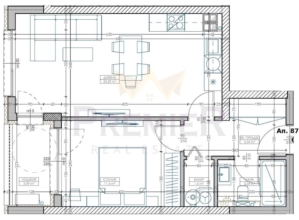 Продава 2-СТАЕН, гр. Варна, Младост 1, снимка 7 - Апартаменти - 54187908