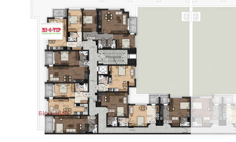 Myytävänä  Studio Sofia , Mladost 1A , 47 neliömetriä | 75111845 - kuva [4]