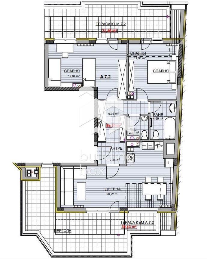 Продава 3-СТАЕН, гр. София, Красно село, снимка 8 - Aпартаменти - 47104903