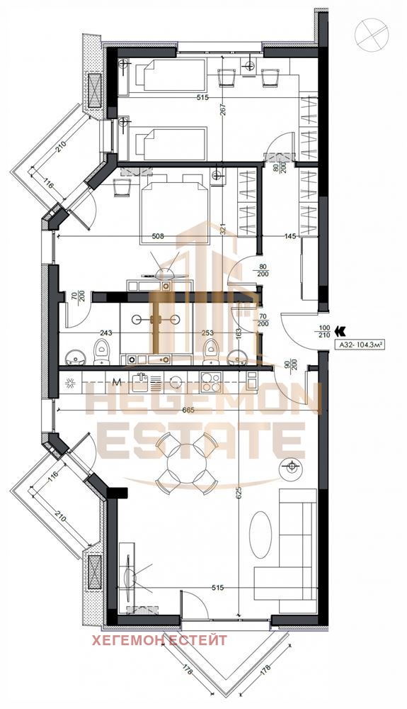In vendita  2 camere da letto Varna , Vinitsa , 125 mq | 46126996 - Immagine [3]