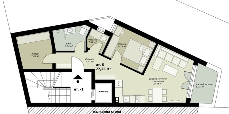 Продава  Ателие, таван град Варна , Гръцка махала , 78 кв.м | 99373032