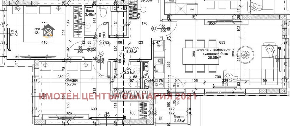 Продава 3-СТАЕН, гр. София, Овча купел 2, снимка 10 - Апартаменти - 53558455