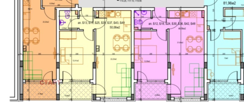 Продается  1 спальня Стара Загора , Три чучура - център , 50 кв.м | 82046729 - изображение [3]