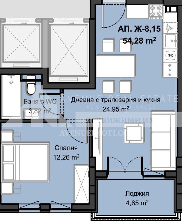 Til salg  1 soveværelse Plovdiv , Hristo Smirnenski , 71 kvm | 10143190 - billede [2]