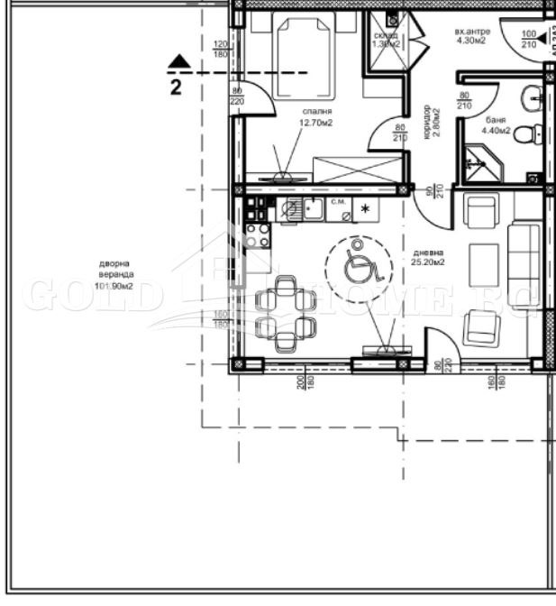 Satılık  1 yatak odası Plovdiv , Ostromila , 65 metrekare | 89600257 - görüntü [12]