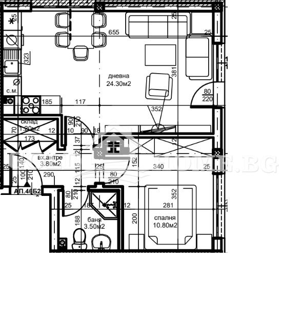 Satılık  1 yatak odası Plovdiv , Ostromila , 65 metrekare | 89600257 - görüntü [5]