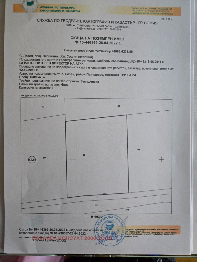 À vendre  Atterrir région Sofia , Lozen , 14005 dka | 66485516 - image [7]