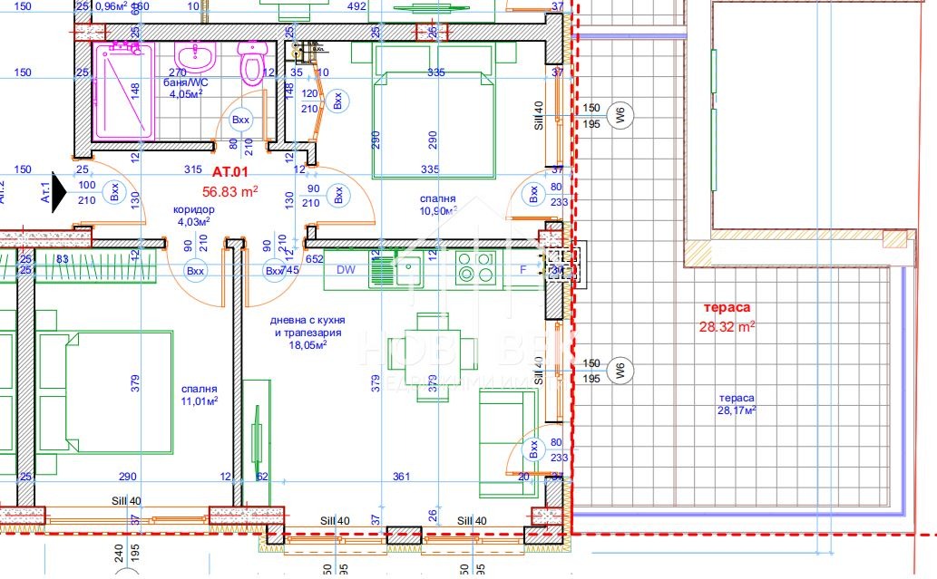 Продава 3-СТАЕН, гр. Варна, Погреби, снимка 2 - Апартаменти - 51741638