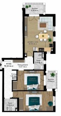 Продава 3-СТАЕН, град Пловдив, Коматевско шосе • 111720 € / 218505.33 лв. • 76429145 2