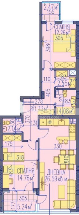 Til salgs  2 soverom Plovdiv , Trakija , 116 kvm | 36693681 - bilde [2]