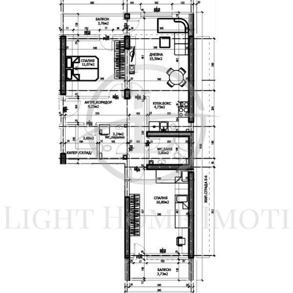 Продава 3-СТАЕН, гр. Пловдив, Тракия, снимка 6 - Aпартаменти - 48151045