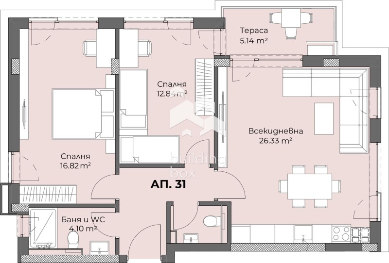 Продава 3-СТАЕН, гр. Пловдив, Христо Смирненски, снимка 2 - Aпартаменти - 48631941