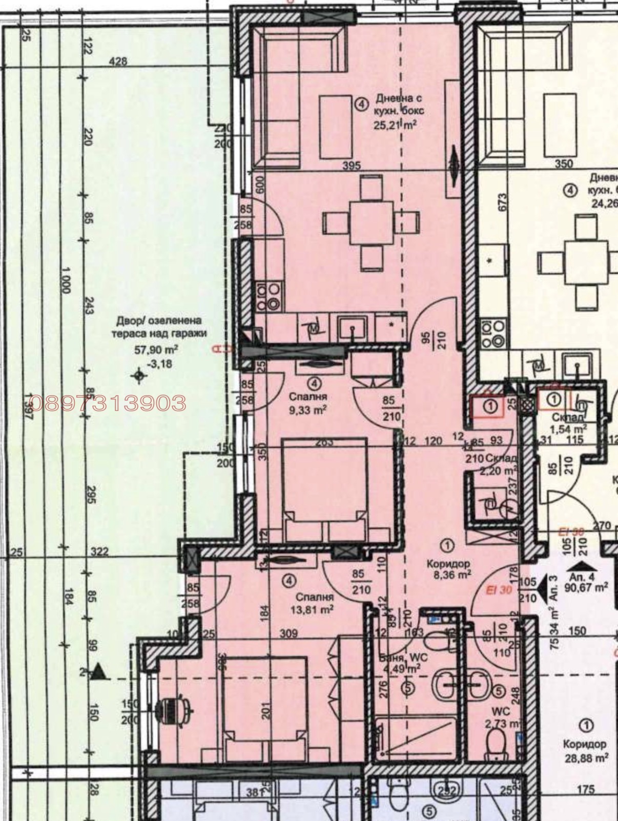 Продава 3-СТАЕН, гр. Велико Търново, Зона Б, снимка 3 - Апартаменти - 55731819