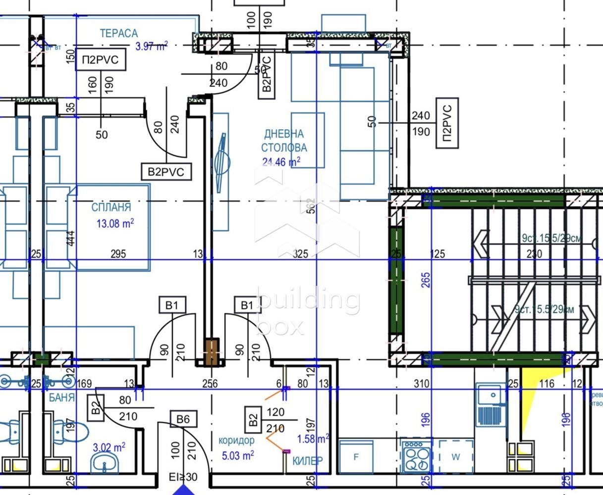 Продава 2-СТАЕН, гр. Пловдив, Остромила, снимка 10 - Апартаменти - 56521799
