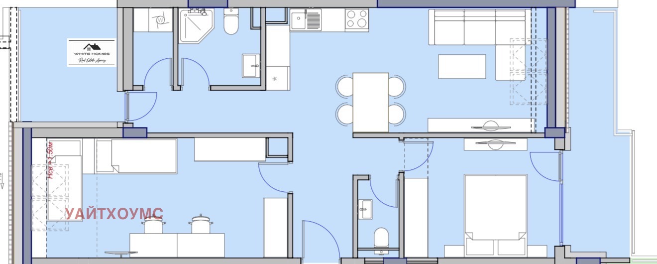 Продава 3-СТАЕН, гр. София, Малинова долина