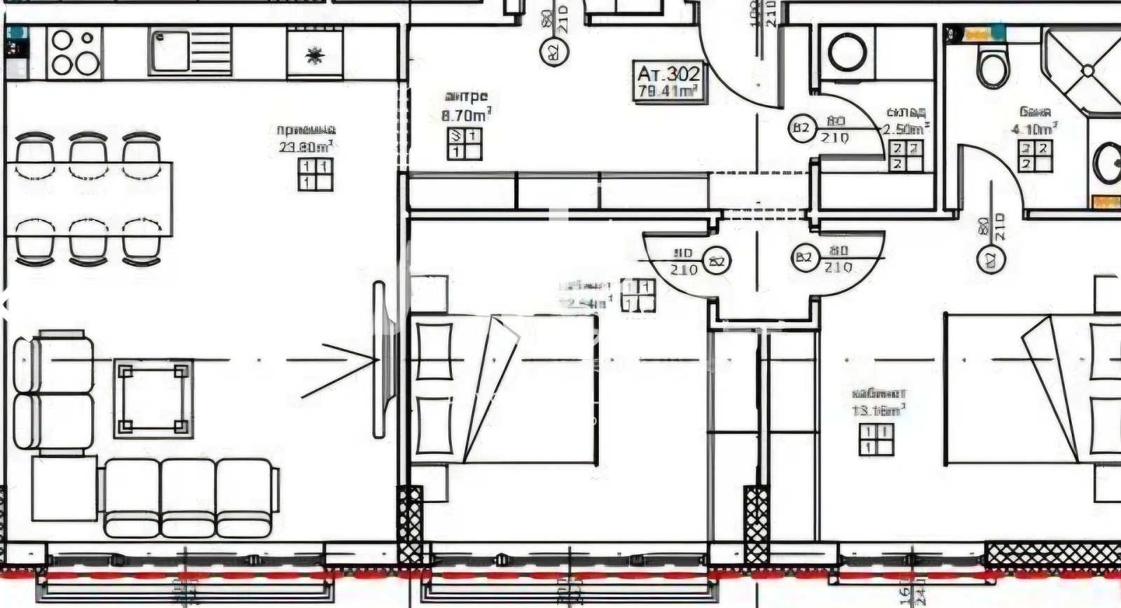Продава 3-СТАЕН, гр. София, Център, снимка 7 - Апартаменти - 56739061