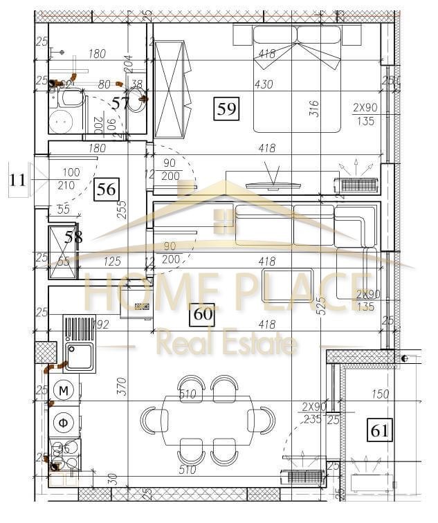 Te koop  1 slaapkamer Varna , Vladislav Varnentsjik 1 , 68 m² | 88921903