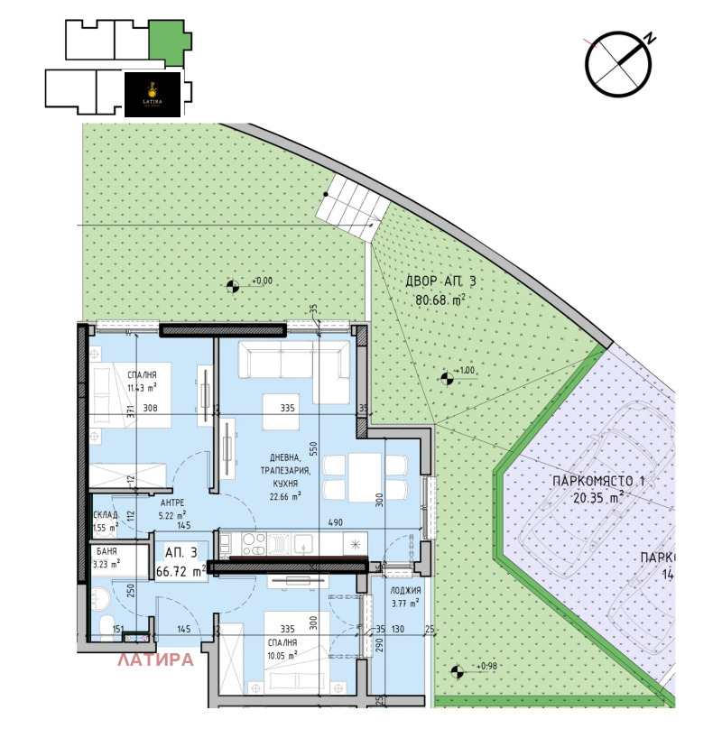 Продава 3-СТАЕН, гр. София, Малинова долина, снимка 13 - Апартаменти - 52533162