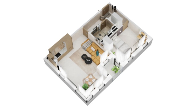 Na prodej  1 ložnice Varna , Kajsieva gradina , 67 m2 | 48638382