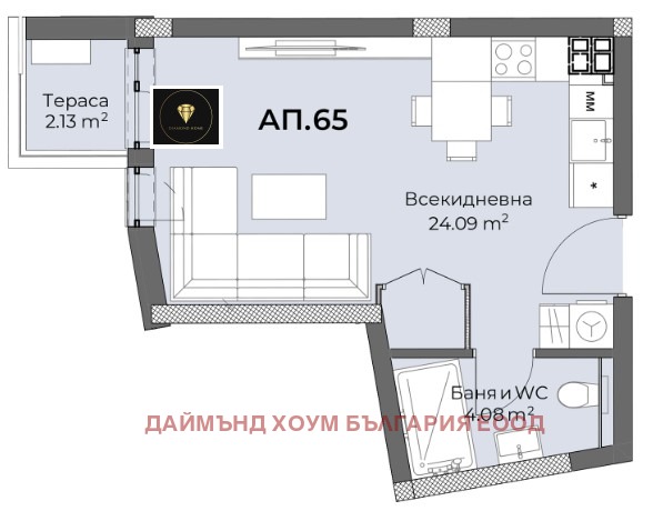 Продава 1-СТАЕН, гр. Пловдив, Христо Смирненски, снимка 3 - Aпартаменти - 47848253